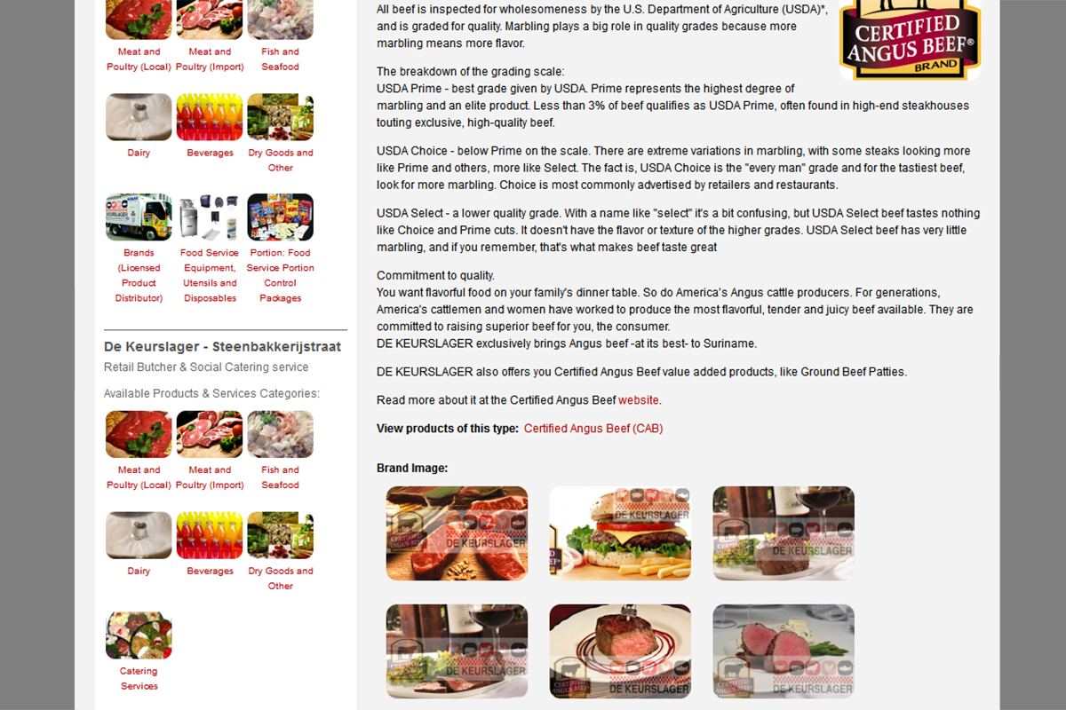 De Keurslager Detail page