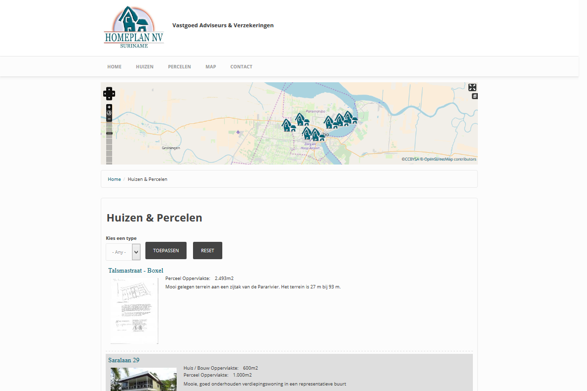 Homeplan Detail page