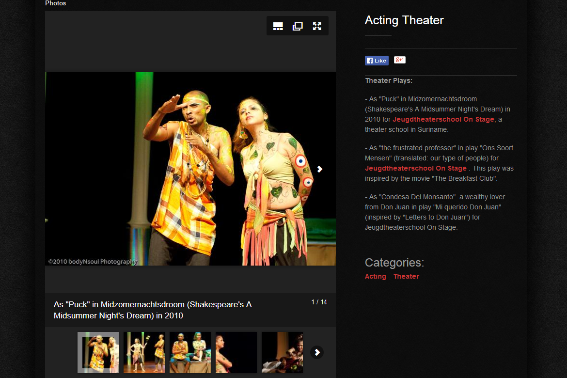 JoelleCH detaipage screenshot